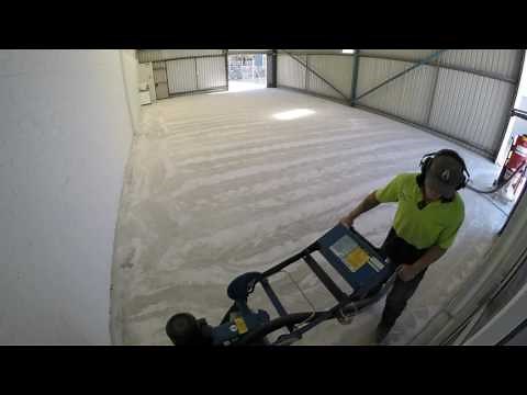 Concrete Floor - Diamond Grind and Epoxy Coating