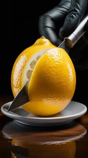 Super Fresh Lemon Cutting ASMR 🍋🔪