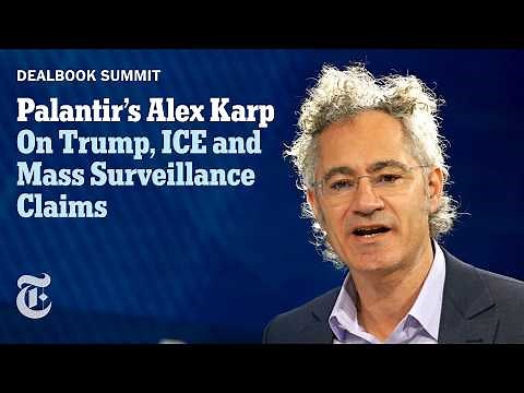 Palantir C.E.O. Alex Karp Defends Aiding Trump’s Immigration Policies