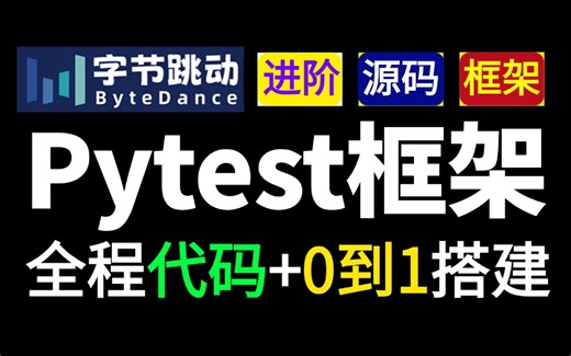 2025年最新pytest接口自动化测试框架全套教程！目前b站最牛最全面没有之一！