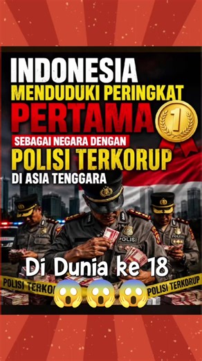 Menurut hasil survei dari Lembaga Survei Indonesia (LSI), tingkat kepercayaan publik terhadap kinerja Polri mencapai 65 persen, sedangkan TNI sebesar 88 persen. Ironisnya, Polri tidak hanya menjadi lembaga negara dengan peringkat terendah di Indonesia saja, tetapi juga di Asia Tenggara. Dilansir dari Indexmudi.com, Indonesia berada di peringkat ke-18 sebagai negara dengan kepolisian terkorup di dunia. Berdasarkan laporan dari Indexmudi.com, Indonesia menempati peringkat pertama sebagai negara de