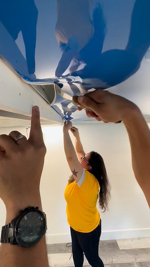 324K views · 1.9K reactions | ️ Contractors, electricians, and designers — add a new revenue stream! Learn how to install Stretch Ceilings and Architectural Lighting and expand your business. Next training session coming soon! DM for details. #StretchCeilingSupply #LightingInstaller #GeneralContractor #DrywallFinishing #ElectricianLife #RemodelingBusiness #RenovationExperts #LEDLightingDesign #TradeOpportunities #LearnATrade | Stretch Ceiling Supply & Lighting Academy. | Facebook