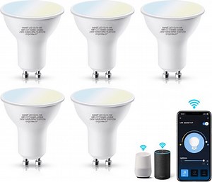 Aigostar Smart LED lamp - GU10 Slimme Lichtbron - 5W LED - Appbesturing - iOS &... | bol.com