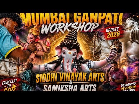 Mumbai’s First Aagman From Siddhi Vinayak Arts | Mumbai Ganpati Workshop Update 2026🔥