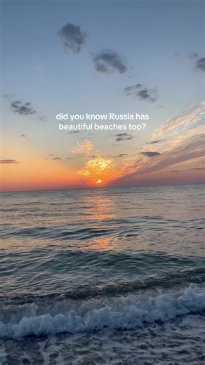 Not many people realize that Russia has many beautiful beaches too 🌊 #russia #russiatravel #beachvibes