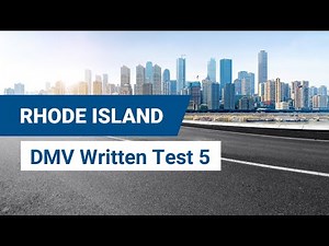 2024 Rhode Island DMV Written Test #5