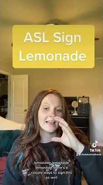 Learn How To Sign Lemonade in ASL for Beginners | American Sign Language #shorts