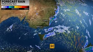 Rain forecast for New South Wales