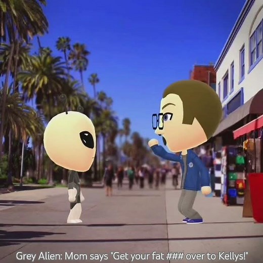 Grey Alien and Rylan's Bull#### (Miitomo/Kaerutomo)