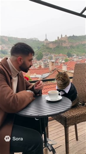 A Cat Waiter Served Me Coffee in Georgia!
