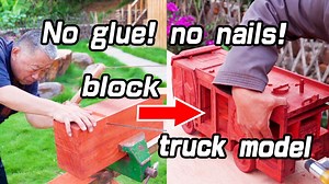 626K views · 8.2K reactions | Grandpa woodworking skills are so good! Build a beautiful fire truck model from a wooden block! Hundreds of parts are handcrafted, the smallest part is like a grain of rice! Shock! 木工爺爺技術太好了！把一個木塊打造一輛精美的消防車模型！手工打造數百的零件，最小的零件像米粒！震驚！【阿木爷爷Grandpa Amu】 #阿木爷爷GrandpaAmu #woodworker #artisan #diy | 阿木爷爷Grandpa Amu | Facebook
