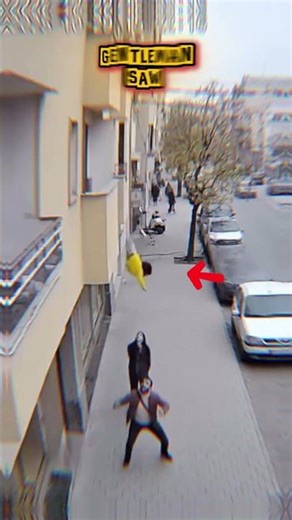 The true story of a gentleman | The Balcony Angel A Hero's Split Second Catch 🧡 #viralshorts