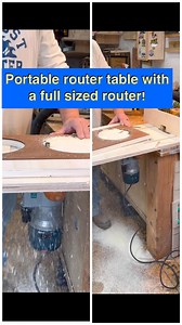 I love this @bitsbitscompany 1/2” pattern bit - it’s a beast and leaves an incredibly clean edge, but you definitely need a full sized router for it. The issue, as always, is in having a small shop with limited space. So having this lets me have more power those times that I need it and it still takes up limited space in the shop! What do you think? Is this something I should offer in my shop? #workshop #woodworker #woodshop #routertable #router #woodworkforall #woodworkingproject #maker #handma