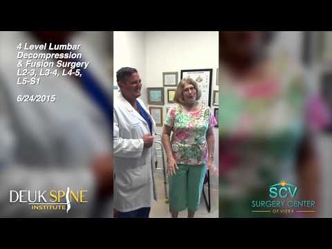 Terry - 4 Level Lumbar Decompression & Fusion Surgery L2-3, L3-4, L4-5,L5-S1