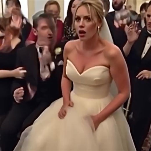 At the wedding, something started moving under the bride's dress! The groom turned pale — and the guests gasped when they saw it… Watch [in comment | Voices Together