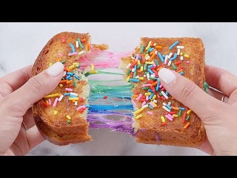 How to Make a Rainbow Grilled Cheese Sandwich | Eat the Trend