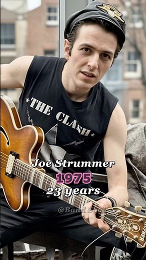 Joe Strummer： a leading figure in punk rock.#usa #rock #rocknroll #joestrummer #theclash