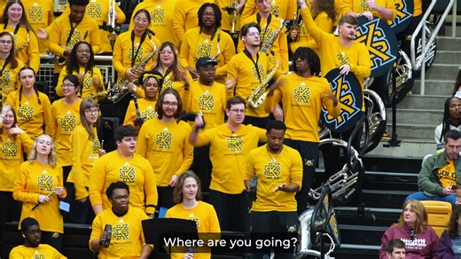 If you've ever been to a Kennesaw State Men's Basketball or Kennesaw State Women's Basketball game, you know The Hoo, one of Kennesaw State University Bands' spirit squads. Come check out The Hoo this Thursday as KSU takes on Liberty at VyStar Arena! Tickets: https://bit.ly/4rBTYq5 | Kennesaw State University