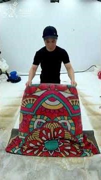 60 Seconds to Clean This Once-Soiled Rug – ASMR Satisfaction! #shorts