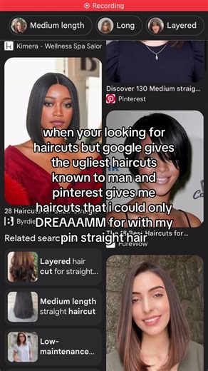 no offense to people with google haircuts they’re just not for me 😔 #hair #straighthair #haircut #women #girlhairstyle