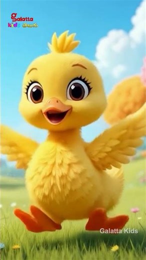 క్వా క్వా బాతు - Chubby Ducky Song | Telugu Nursery Rhymes for Children | Galatta Kids | Shorts