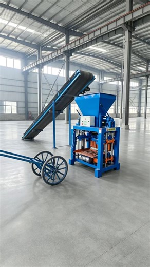 Small Semi-Automatic Concrete Block Machine | Make Solid & Hollow Blocks with Different Molds