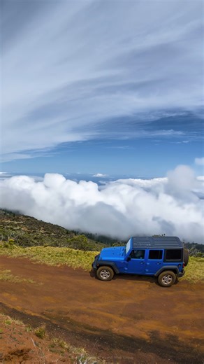The crater at the summit wasn't shaped that way volcanically. instead it’s eroded rock was carved by wind and rain. But its scale is lunar: 7 miles across and nearly 3,000 feet deep. On clear days, you can see the Big Island from Haleakalā’s peak. Keep your eyes peeled for Mauna Kea and Mauna Loa in the distance. via Ali'i Resorts - Maui | Maui Hawaii