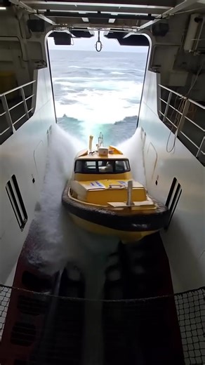 Small Boat Fails and Damages Huge Ship! #viral #fyp | boat