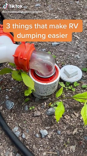 1. Know when your tank flush is done with a clear elbow 2. A gate valve stops anything that leaks past the main valve during travel 3. Options for creating the most direct route from rig to drain. #rvtipsandtricks #rvtips #rvfornewbies #rvlife #blacktank #rvhacks