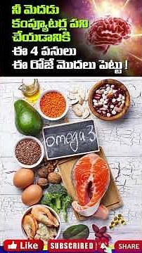 నీ మెదడు కంప్యూటర్ల పని చేయడానికి ఈ 4 పనులు ఈ రోజే మొదలు పెట్టు ! #shorts