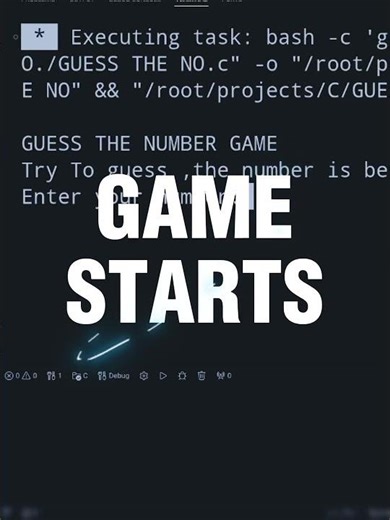 C Programming: Build a "Guess the Number" Game 🚀#CProgramming #Coding #Developer