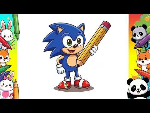 ✍️how to draw Sonic hero drawing🌟✨