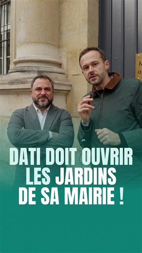 16K views · 1K reactions | Rachida Dati doit ouvrir les jardins de sa mairie pour en faire un parc, pour tous les Parisien·nes ! | David Belliard | Facebook