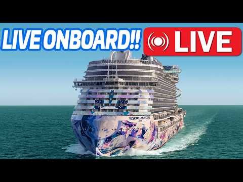 🔴 LIVE From Norwegian Luna | Exploring NCL’s Newest Cruise Ship!