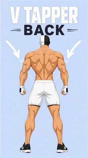 3 Exercises for a V-Taper Body at Home 🔥