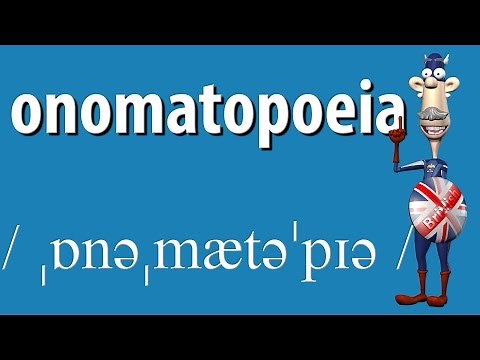 How to Say Onomatopoeia | British Pronunciation | Learn English