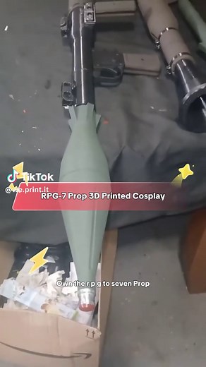 rpg-7 Prop - 1:1 Scale 3D Printed Cosplay Film Props #customclothing #combatwear #clothingmerch #menstacticalgear #gameaccessories #customoutfits #toysforgrownups #knifegear #usmenswear #kpopcostumes