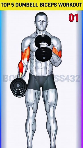2.2K reactions · 11 shares | Top 5 Dumbbell Biceps Workout . . . . #trending #shorts #dumbbell #biceps #workout #bicepsworkout #bicepexercises #bicepworkouts #bicepcurl #bicepsday #bicep #dumbellworkout #home #homeworkouts #homeexercises #homeworkout #gym #gymmotivation #gymworkouts #gymvideos #gymfitness #gymboy #gymreels #gymgirl | Bodyfit76 | Facebook