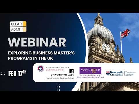 Exploring UK Business Master’s Programs | Newcastle, Manchester, Edinburgh & Leeds