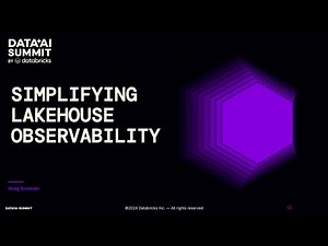 Simplifying Lakehouse Observability: Databricks Key Design Goals and Strategies