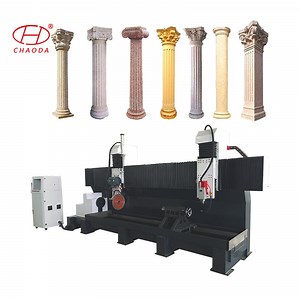 [Hot Item] Big CNC Stone Lathe Machine Disc Cutting Marble Columns, Balusters, Pillars