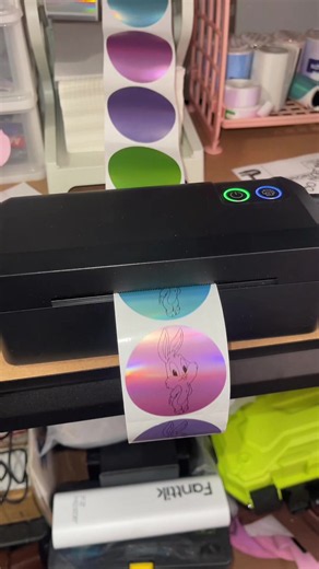 Impresora térmica para etiquetas de emvio y stickers no necesita tinta #impresoratermica #impresora #thermalprinter