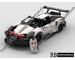 LEGO MOC-20867 Porsche 911 RSR as RC-Version (42096) (Technic 2019)