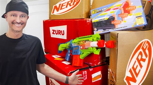 Nerf mystery boxes - noob unboxing!