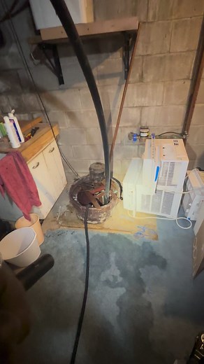 15K views · 115 reactions | Super old sump pump installed by handy Andy #hack #fail #plumbing #plumbingfail #handyman #handyandy | Nick Plumbing | Facebook