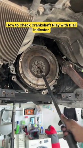 How to Check Crankshaft Play with Dial Indicator