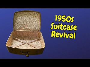 🎥 Restoring a 1950s Suitcase: Vintage Charm Revived! 🧳✨