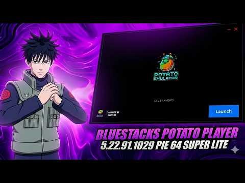 🚨 NEW BLUESTACKS POTATO LITE 5.22 LATEST || NO LAG || 4GB RAM PC💻