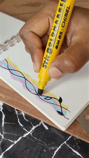 Easy border design| #easyborderdesign #diy