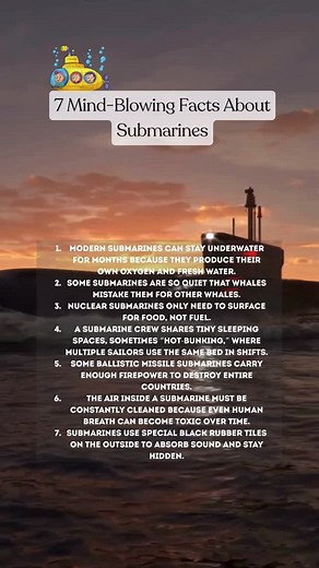 The secret life of submarines in 7 facts. Epic mood powered by my track “Dramatic Soundtrack.” Save, share & follow for more cinematic vibes. #submarines #navy #militaryfacts #oceanfacts #usnavy #didyouknow #learnontiktok #shorts #reels #epicmusic #dramaticmusic #lowtonemusic | Vitalii Kharchenko